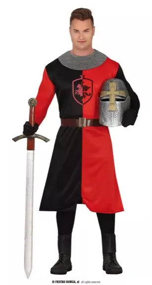 MEDIEVAL KNIGHT, ADULTE, 52 – 54 (L)