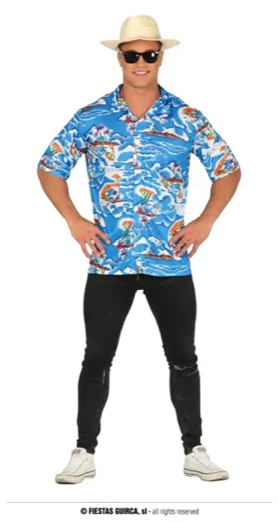 CHEMISE HAWAIENNE TAILLE L