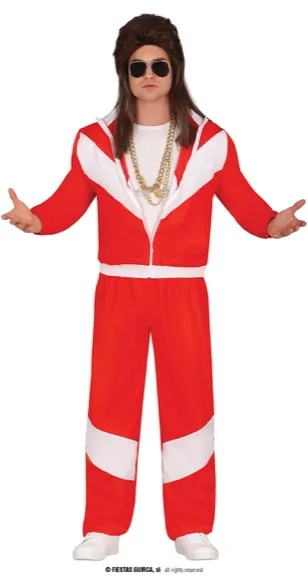 RED TRACKSUIT, ADULTE, 48 – 50 (M)