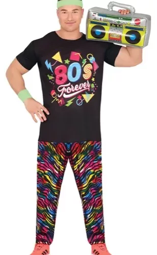 RAINBOW 80S LOVER, ADULTE, 52 – 54 (L)