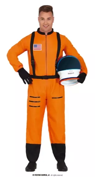 ORANGE ASTRONAUT, ADULTE, 52 – 54 (L)