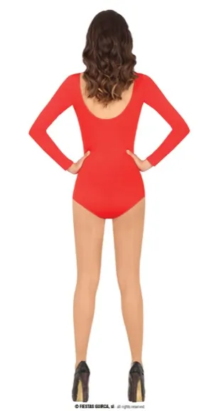 MAILLOT MANCHE LONGUES ROUGE ADULTE 38-40 (M) – Image 2