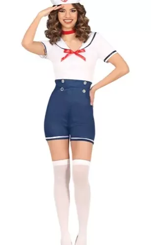 VINTAGE SAILOR GIRL, ADULTE, 42 – 44 (L)