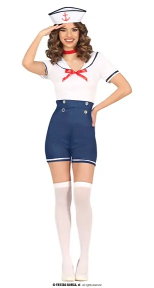 VINTAGE SAILOR GIRL, ADULTE, 42 – 44 (L)