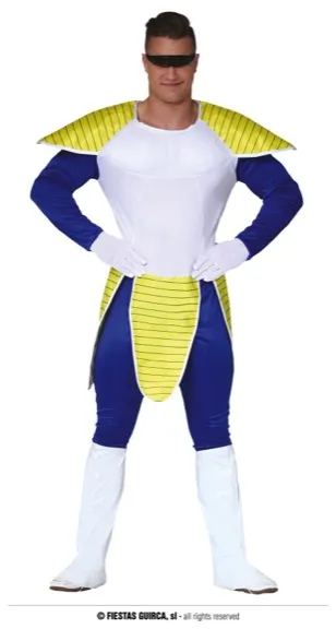 MANGA BLEU / JAUNE TAILLE L