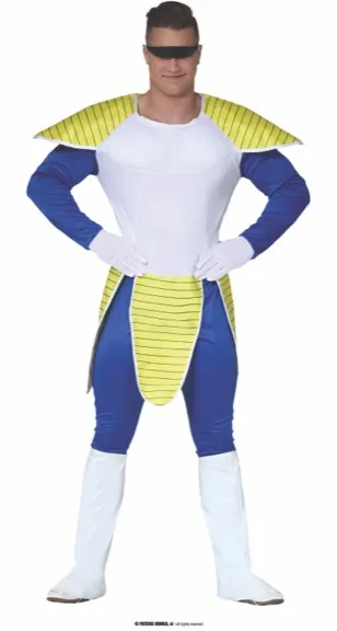 MANGA BLEU / JAUNE TAILLE L – Image 2