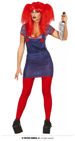 POUPEE MÉCHANTE TAILLE L