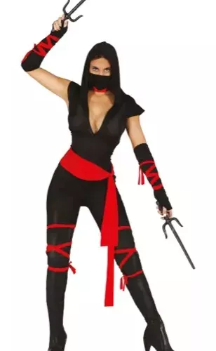 BLACK NINJA, ADULTE, 42 – 44 (L)