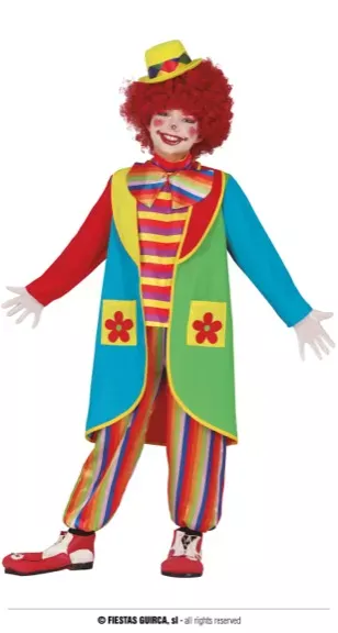 FLOWY THE CLOWN, ENFANT, 5 – 6 ANS