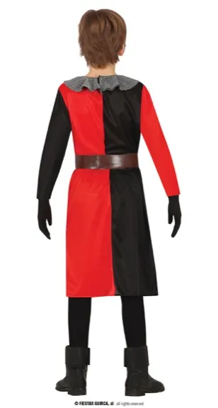 RED MEDIEVAL KNIGHT, ENFANT, 7 – 9 ANS – Image 2