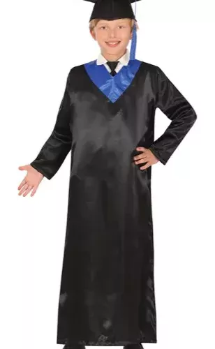 BLUE AND BLACK GRADUTATED, ENFANT, 10 – 12 ANS
