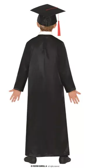 RED AND BLACK GRADUTATED, ENFANT, 10 – 12  ANS – Image 2