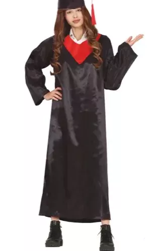 RED AND BLACK GRADUTATED, TEEN, 14 – 16 ANS