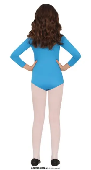 MAILLOT MANCHES LONGUES TURQUOISE ENF.3-5 ANS – Image 2