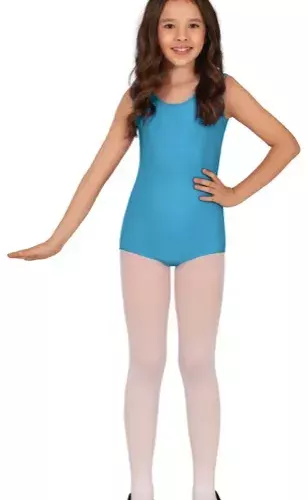 MAILLOT SANS MANCHES TURQUOISE INF.5-8 ANS