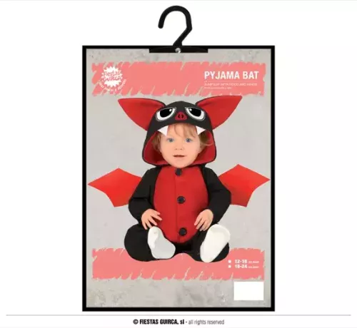 CHAUVE-SOURIS PYJAMA 12-18  MOIS – Image 3