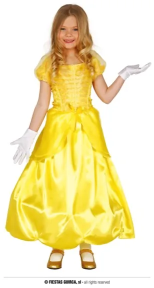 PRINCESSE JAUNE 5 / 6 ANS