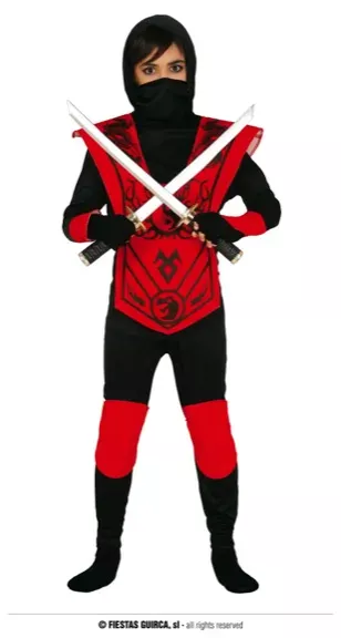 NINJA ROUGE 5 / 6 ANS