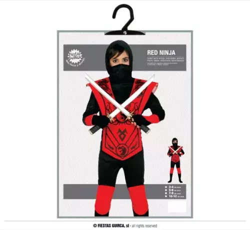 NINJA ROUGE 5 / 6 ANS – Image 3