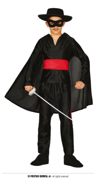 CAVALIER NOIR 7 - 9 ANS