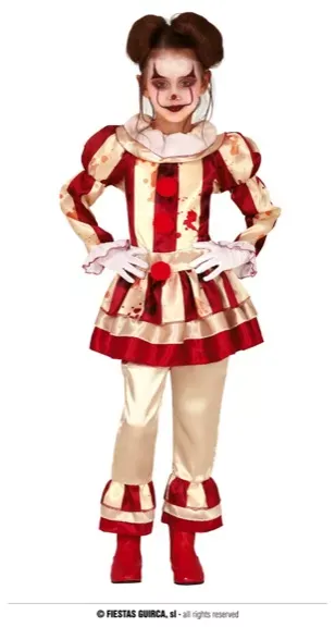 CLOWN RAYÉ 5 6 ANS