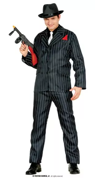 GANGSTER, ADULTE, 54 – 56 (XL)