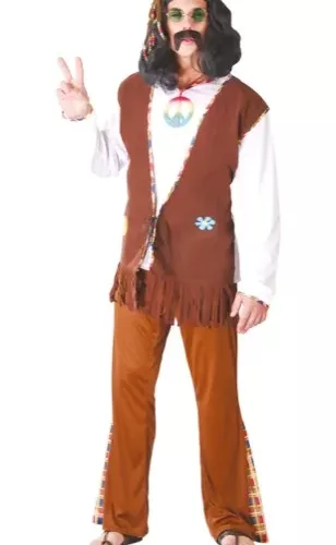 HIPPIE FLOWER, ADULTE, 54 – 56 (XL)
