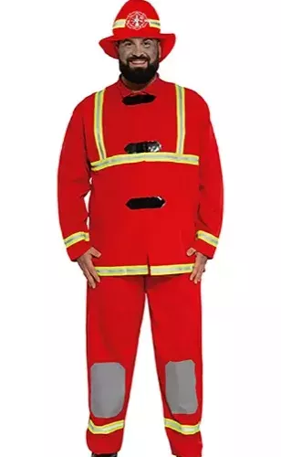 POMPIER, ADULTE, 56 – 58 (XXL)