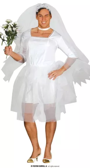 MARIÉE HOMME, ADULTE, 56 – 59 (XXL)