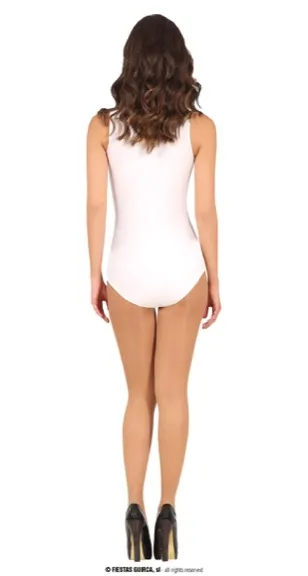 MAILLOT SANS MANCHES BLANC ADULTE 42-44(L) – Image 2