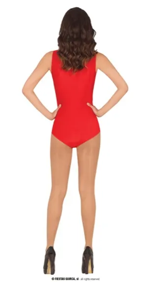 MAILLOT SANS MANCHES ROUGE ADULTE 38-40(M) – Image 2