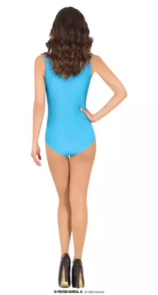MAILLOT SANS MANCHES TURQUOISE ADULTE 42-44(L) – Image 2