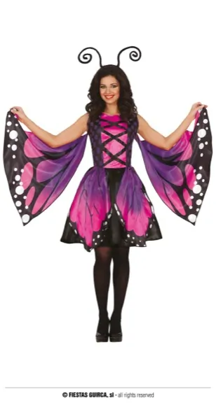 PURPLE BUTTLERFLY, ADULTE, 38 - 40 (M)