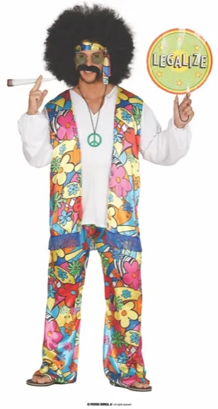 HIPPIE RAINBOW TAILLE L 52-54 – Image 2