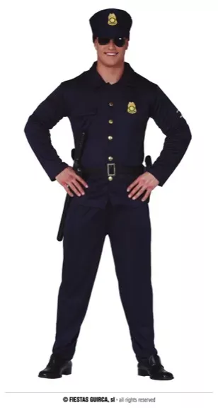 POLICIER ADULTE TAILLE M