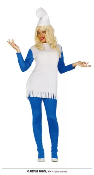 NAINE BLEUE ADULTE TAILLE M