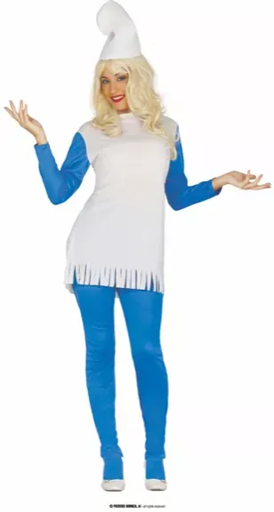 NAINE BLEUE ADULTE TAILLE M – Image 2