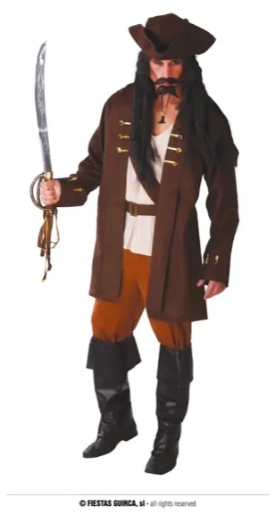 CAPITAIN PIRATE TAILLE M