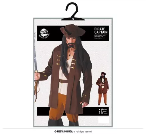 CAPITAIN PIRATE TAILLE M – Image 4