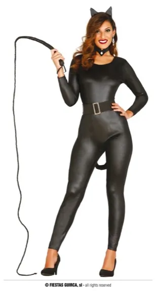 CHAT NOIR ADULTE TAILLE L