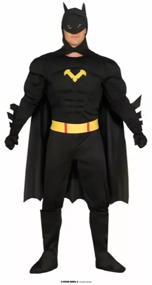 BLACK HÉROS ADULTE TAILLE M – Image 2