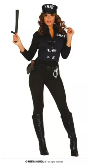 SWAT FEMME SPANDEX TAILLE M