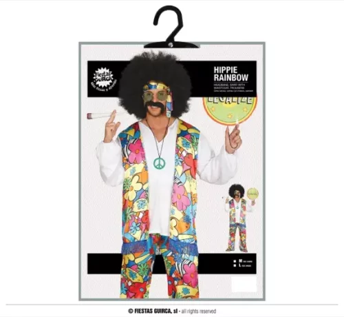 HIPPIE ARC-EN-CIEL  TAILLE M – Image 4