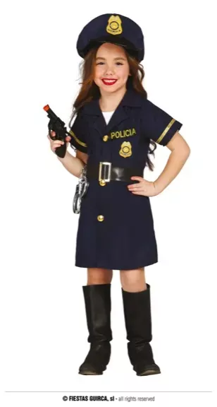 POLICIER FILLE 3 / 4 ANS
