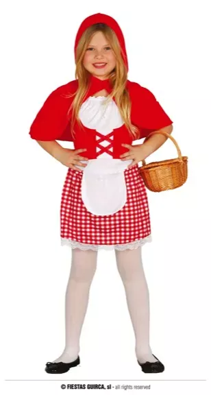 FILLETTE ROUGE 3 / 4 ANS