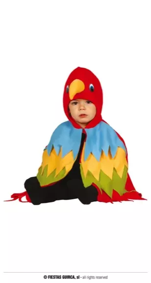 CAPE PARROQUET TAILE 18-24 MOIS