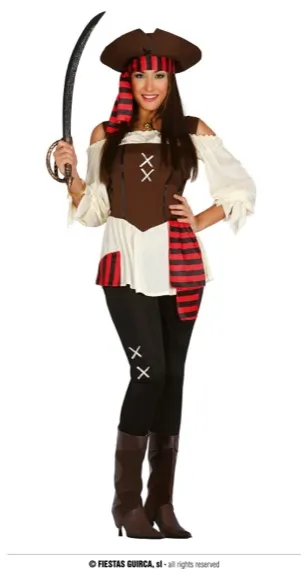 FEMME PIRATE TAILLE L 42-44
