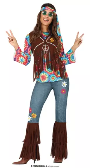 HIPPIE, ADULTE, 44 – 46 (XL)
