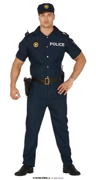 POLICIER, ADULTE, 46 – 48 (S)