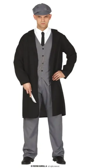 GANGSTER ANGAIS, ADULTE, 54 – 56 (XL)